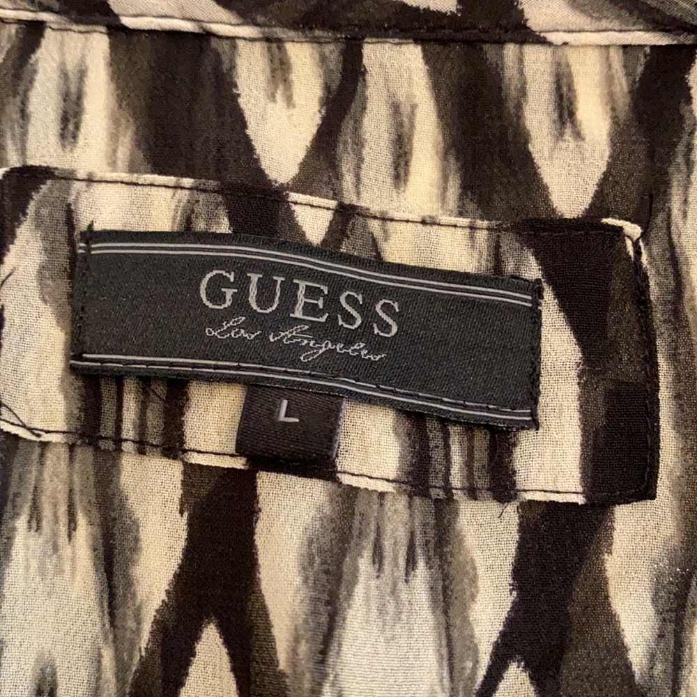 Guess Sheer Button Up - image 2